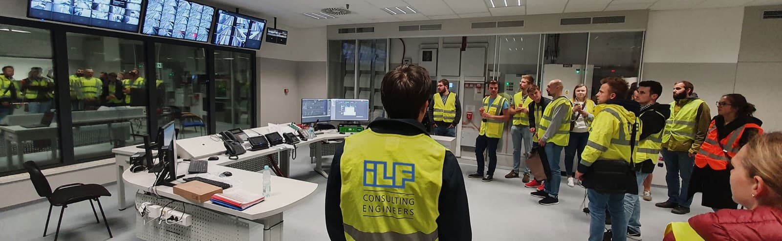 ILF office interior with employees